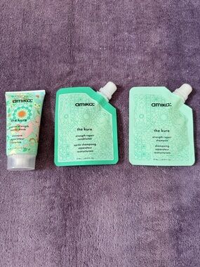 amika the kure Strength Repair Trial set Shampoo Conditioner Mask Bond Repair